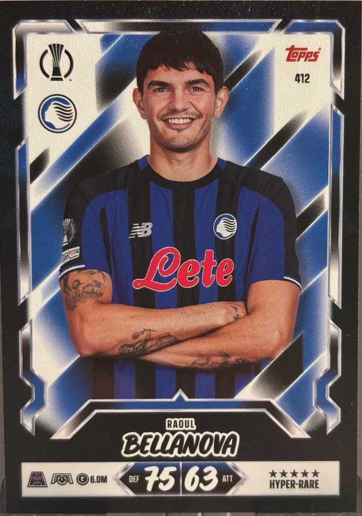 Raoul Bellanova #412 Hyper Rare Match Attax 2026/27