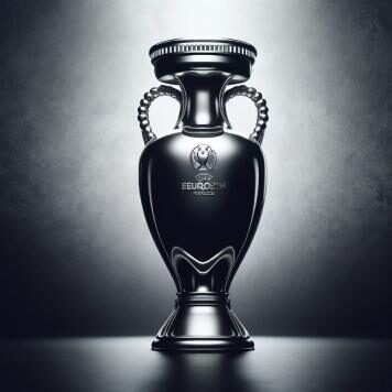 The UEFA European Championship trophy.