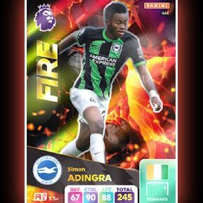 Premier League Adrenalyn XL 2025 Simon Adingra FIRE